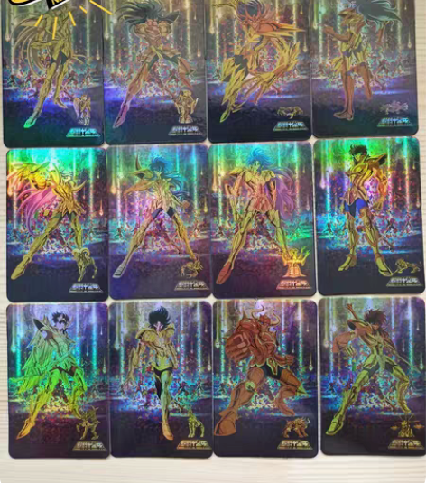 包邮黄金圣斗士闪卡/圣斗士卡片/电影衍生品...