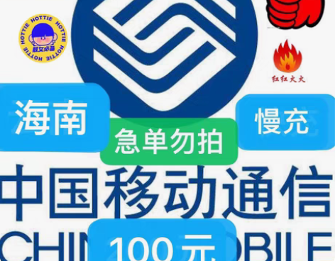 包邮海南移动充值95充100 下单需看： ...