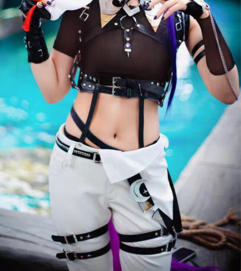 玖夜cos 新世界狂欢cos 玖夜SSR卡...