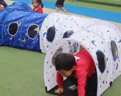 转卖感统训练器材儿童爬行隧道筒亲子钻洞幼儿...