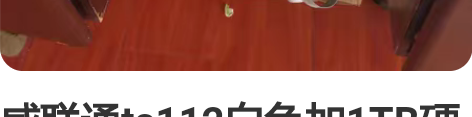 威联通ts112白色加1TB硬盘可出可换换...