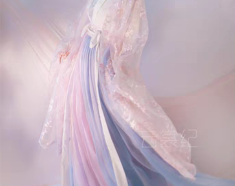 转卖【东月棠-原云裳纪】春樱紫蓝 六米摆一...