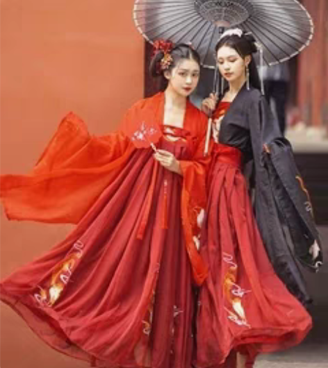 包邮【杞瑾原创-小狐仙】汉服女齐腰齐胸襦裙...