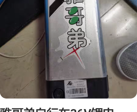 雅哥弟自行车36V锂电。还能续航不到10公...