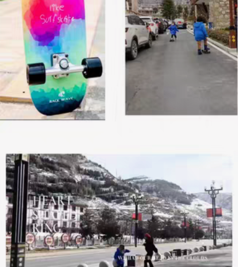 包邮backwave正品陆地冲浪板免蹬地陆...