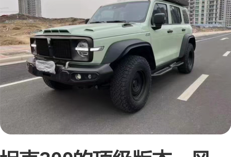 坦克300的顶级版本:风林铁骑全球限量20...