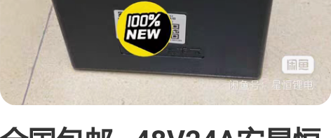 全国包邮   48V24A安星恒锂电池  ...