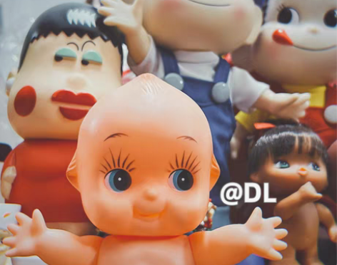 包邮日本昭和丘比娃娃20cm 可站立 全新...