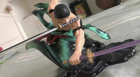 优质版海贼王三千世界索隆手办三刀流POP阿...