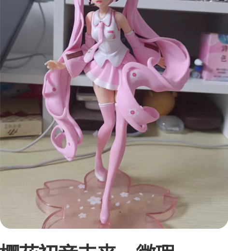 樱花初音未来，微瑕，10.5为不包邮价格，...
