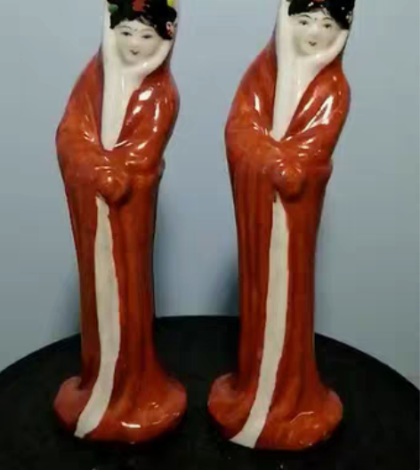 包邮六十年代文革景德镇雕瓷厂昭君出塞摆件昭...