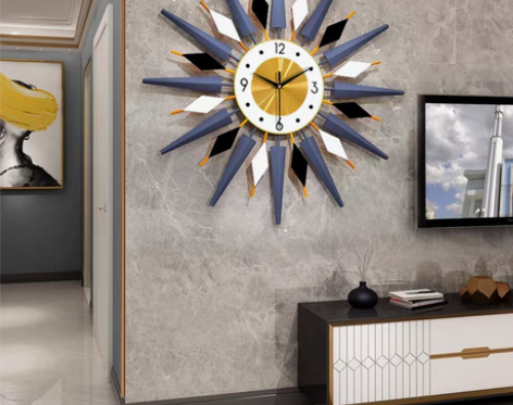 转卖北欧轻奢钟表挂钟客厅创意个性简约现代家...