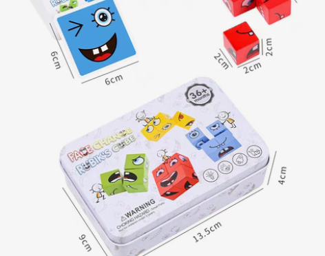 变脸魔方积木 儿童逻辑思维训练智力亲子桌游...