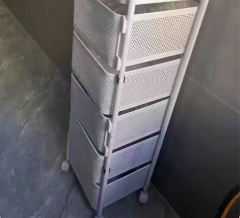 【捡漏专区】宜家同款旋转落地置物架多功能收...