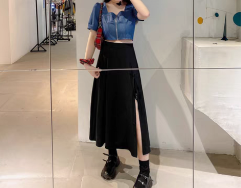 转卖【薅羊毛专区】设计感大码半身裙女春季新...