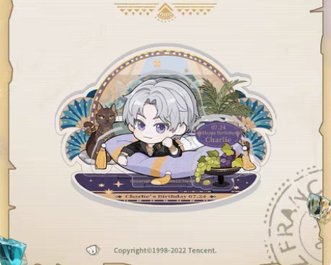 【出】光与夜之恋查理苏22年生日立牌满赠相...