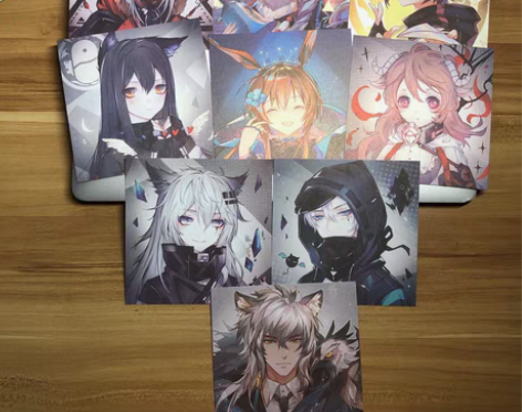 包邮明日方舟明信片 可以直接拍全新未拆封明...