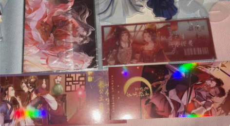 出女将军与长公主周边 亚克力立牌色纸辐射票...