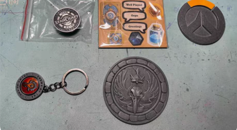 暴雪嘉年华 魔兽 暗黑 星际 玩具 钥匙扣...