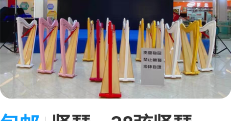 包邮竖琴，38弦竖琴，全新正品，原价116...