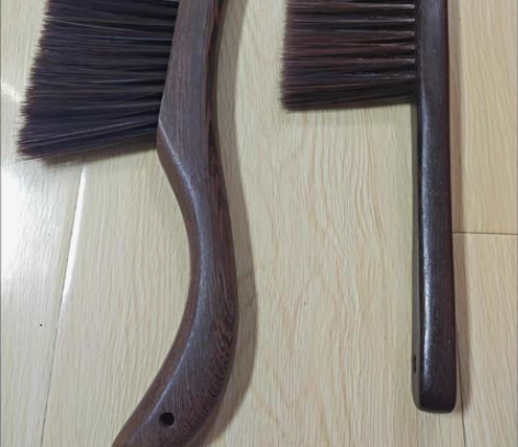 包邮鸡翅木家用扫床刷子软毛卧室床上可爱床刷...