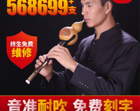 转卖葫芦丝乐器初学者c调降b调a调g调f调...