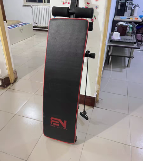 比纳仰卧板仰卧起坐健身器材家用哑铃凳男士跨...