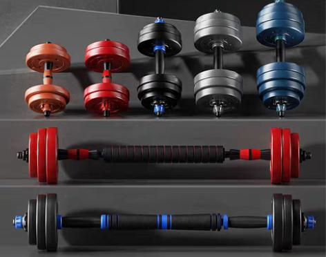 转卖【狂欢价】朗威 哑铃男士一对杠铃家用健...