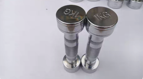 包邮纯钢电镀小哑铃，女士家用哑铃，1~10...