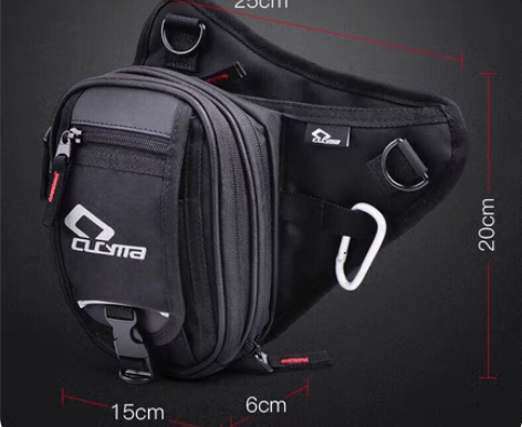 包邮摩托车骑士腿包腰包卡包（迷彩、黑色）摩...