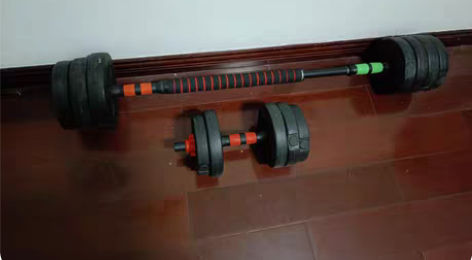 包邮哑铃男士健身锻炼器材家用套装组合杠铃女...