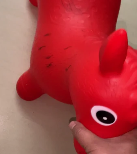 转卖哈哈球小鹿雪莉跳跳马加大加厚不带音乐充...