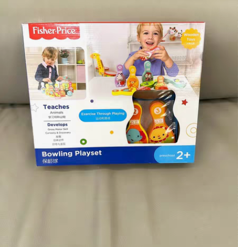 包邮费雪木质保龄球 全新未拆封45出全新F...