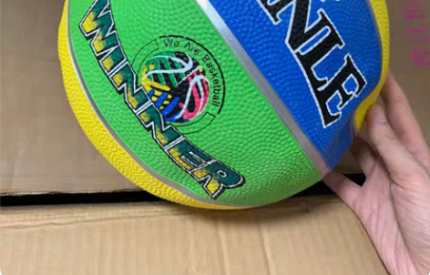 幼儿园拍拍球加厚彩色橡胶篮球7号 充气小皮...