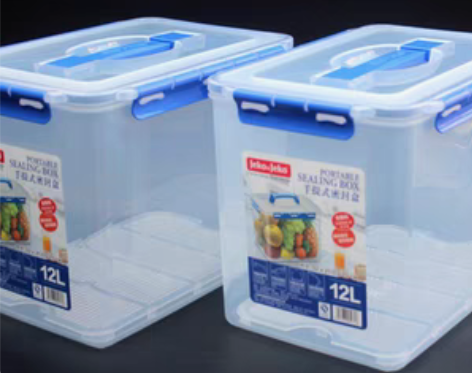 转卖包邮+JEKO密封整理箱收纳箱储物盒塑...