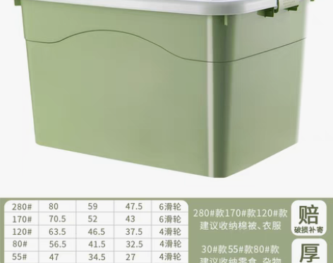 转卖星优加厚整理箱特大号收纳箱收纳家用衣服...