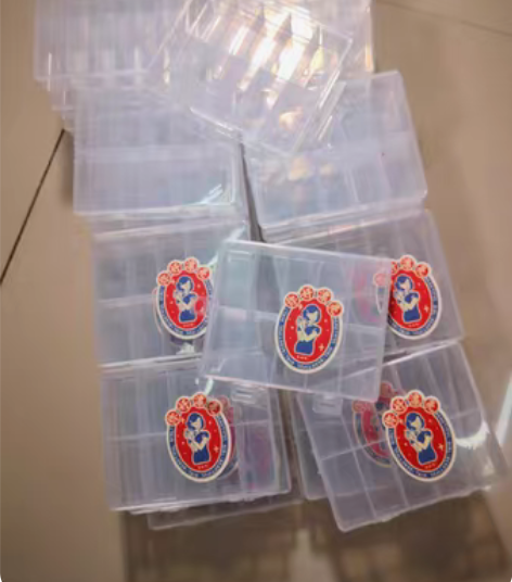 包邮10元5个十宫格塑料收纳盒 我是做文具...