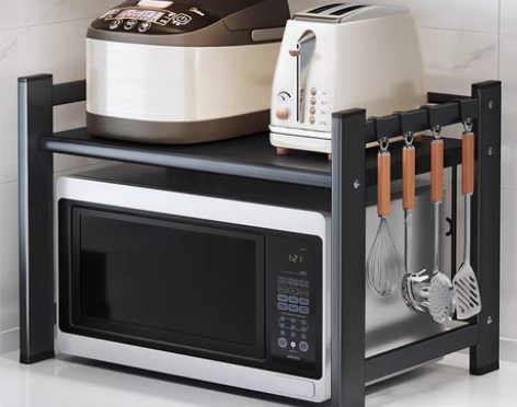 转卖佳帮手厨房置物架微波炉烤箱架子收纳家用...