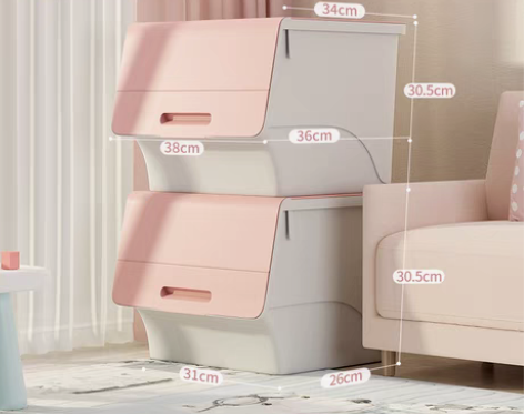 转卖【99价】佳帮手玩具收纳箱儿童抽屉家用...