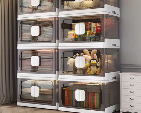 包邮【清仓处理】加厚特大双开门收纳柜免安装...