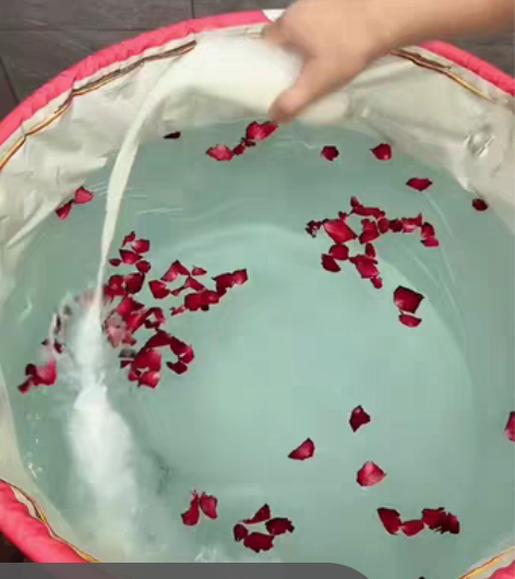 包邮【全新折叠】加厚泡澡桶大人可折叠沐浴桶...