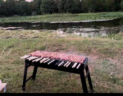 包邮烧烤架 户外木炭烧烤炉家用便携加厚烤肉...