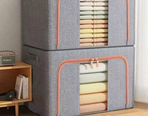 包邮【72L两个】衣物收纳箱大号牛津布收纳...