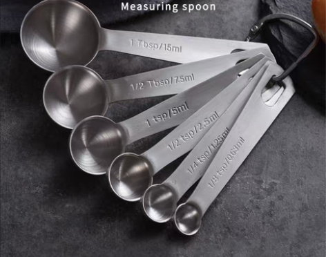 转卖【狂欢价】304不锈钢量勺克数勺套装厨...