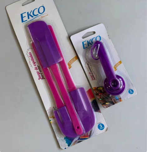 外贸康宁EKCO全新塑料刮刀3件套和量勺5...