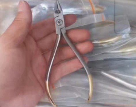 包邮牙科 细丝弯制切段钳 正畸钳口腔末端切...