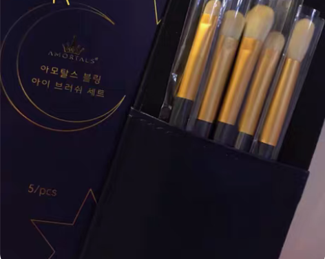 包邮全新尔木萄化妆刷眼影刷套装5支装软毛便...