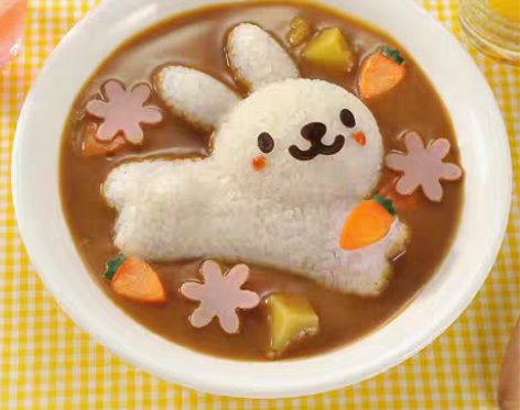 转卖Arnest兔子海豚米饭模具4件套装 ...