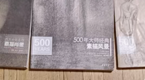 500年大师经典人物速写 素描风景 千年回...