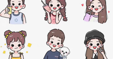 Q版手绘头像定制卡通动漫真人照片转漫画人物...
